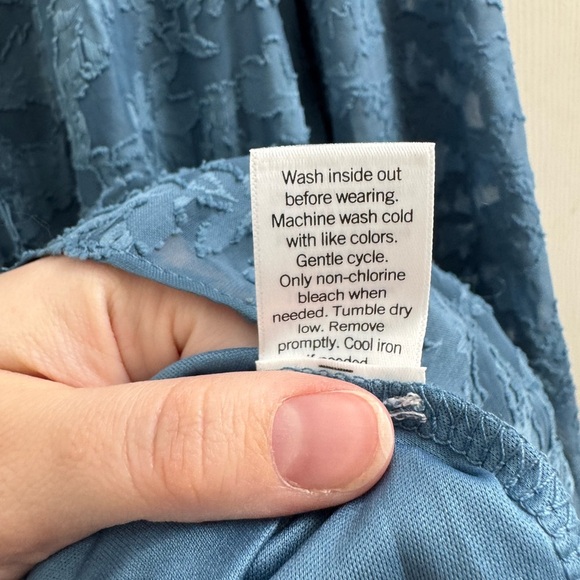 LC Lauren Conrad Blue Lace Mini Dress - Picture 5 of 8